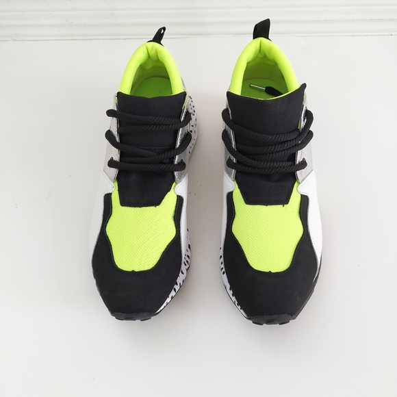 steve madden cliff sneakers neon green